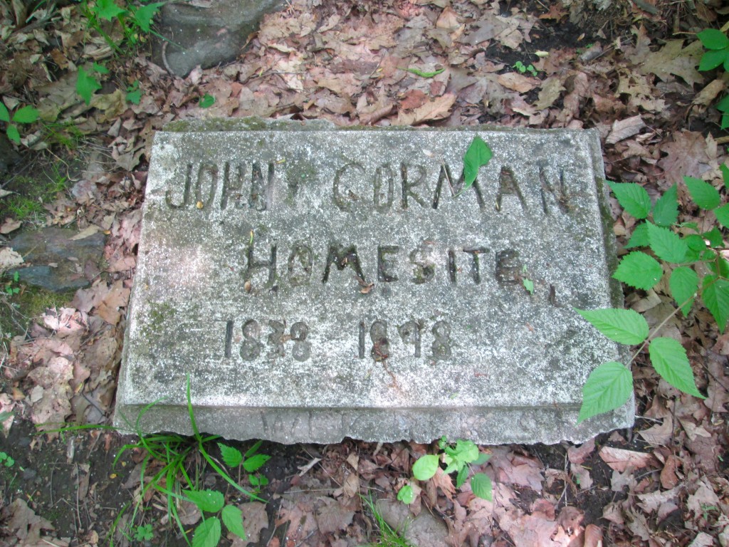 John Gorman Homesite Marker